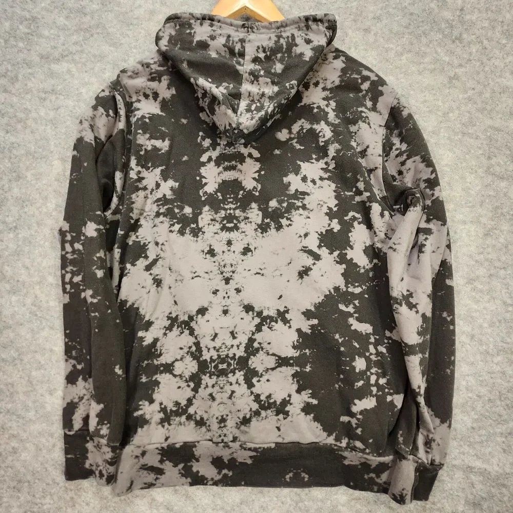 Black Panther Wakanda Forever Hoodie Men Large Black Gray‎ Graphic Camo Marvel
